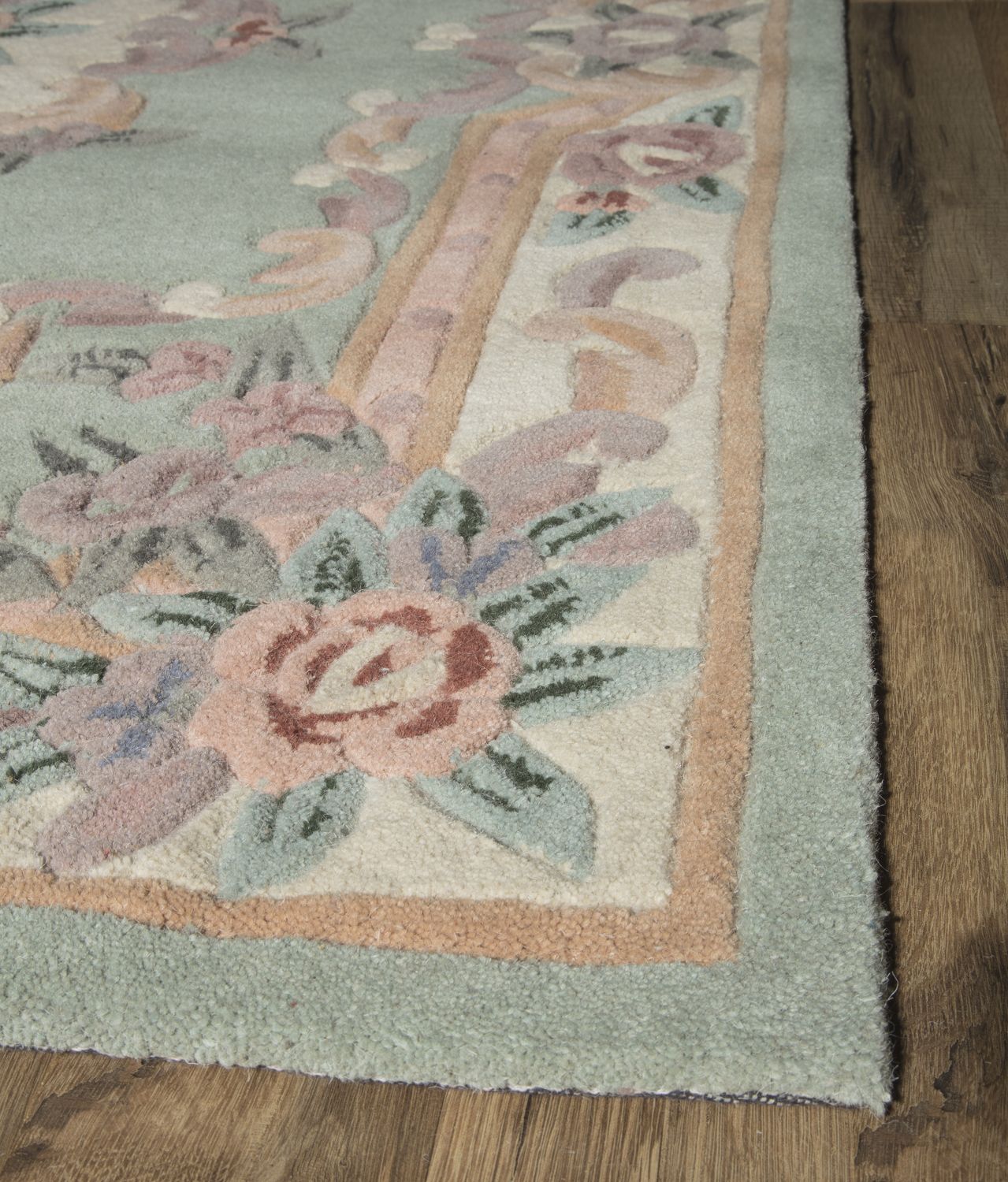 New Aubusson Light Green Rugs America